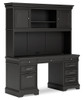 Beckincreek Black Home Office Credenza And Hutch