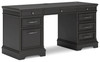 Beckincreek Black Home Office Credenza