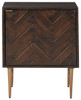 Dorvale Dark Brown Accent Cabinet