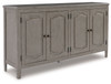 Charina Antique Gray Accent Cabinet