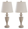 Dorcher Antique Gray Metal Table Lamp (Set of 2)