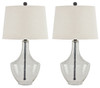 Gregsby Clear / Black Glass Table Lamp (Set of 2)