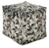 Albermarle Gray / Brown Pouf