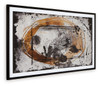 Clefting Black / Caramel / Tan Wall Art