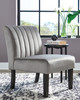 Hughleigh Dark Gray Accent Chair