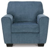 Cashton Blue 2 Pc. Chair, Ottoman