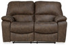 Kilmartin Chocolate Reclining Loveseat