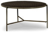 Doraley Brown / Gray Round Cocktail Table