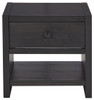 Foyland Black Square End Table