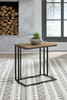 Bellwick Natural / Black Chair Side End Table