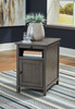 Treytown Gray Chair Side End Table