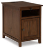 Treytown Brown Chair Side End Table