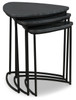 Olinmere Black Accent Table (Set of 3)