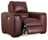 Alessandro Garnet Pwr Recliner/Adj Headrest