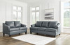 Genoa Steel 2 Pc. Sofa, Loveseat