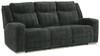 Martinglenn Ebony 2 Pc. Reclining Sofa W/Drop Down Table, Reclining Loveseat W/Console