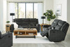 Martinglenn Ebony 3 Pc. Reclining Sofa, Reclining Loveseat, Rocker Recliner