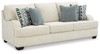 Valerano Parchment 3 Pc. Sofa, Loveseat, Accent Chair
