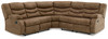 Partymate Brindle 3 Pc. 2-Piece Rec Sectional, Rocker Recliner