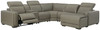 Correze Gray 6-Piece Power Reclining Sectional With Raf Back Chaise