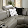 Correze Gray 6-Piece Power Reclining Sectional