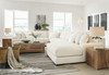 Zada Ivory 5-Piece Sectional With Chaise