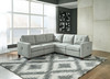 Edlie Pewter 5-Piece Sectional