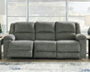 Goalie Pewter 3-Piece Reclining Sofa