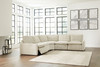 Hartsdale Linen 5-Piece Reclining Sectional