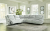 Mcclelland Gray 5-Piece Reclining Sectional