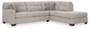 Mahoney Pebble 2-Piece Sectional With Raf Corner Chaise