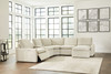 Hartsdale Linen 6-Piece Power Reclining Sectional