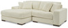 Lindyn Ivory Left Arm Facing Corner Chaise 2 Pc Sectional