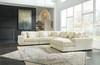 Lindyn Ivory Right Arm Facing Corner Chaise 5 Pc Sectional