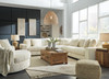 Lindyn Ivory Corner Chairs 5 Pc Sectional