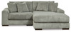 Lindyn Fog Right Arm Facing Corner Chaise 2 Pc Sectional