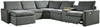 Hartsdale Granite Left Arm Facing Corner Chaise 6 Pc Power Sectional