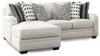 Huntsworth Dove Gray 2-Piece Sectional With Laf Corner Chaise