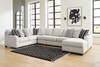 Huntsworth Dove Gray 5-Piece Sectional With Raf Corner Chaise