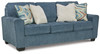 Cashton Blue Queen Sofa Sleeper