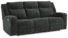 Martinglenn Ebony Power Reclining Sofa