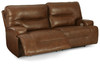 Francesca Auburn 2 Seat Pwr Rec Sofa Adj Hdrest