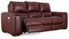 Alessandro Garnet Pwr Rec Sofa With Adj Headrest