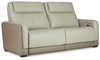 Battleville Almond 2 Seat Pwr Rec Sofa Adj Hdrest