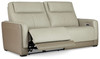 Battleville Almond 2 Seat Pwr Rec Sofa Adj Hdrest