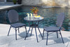 Odyssey Blue Blue Chairs W/Table Set (Set of 3)