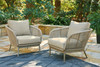 Swiss Valley Beige 4 Pc. -sofa, Chairs Lounge Set