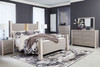 Surancha Gray 6 Pc. Dresser, Mirror, Queen Poster Bed