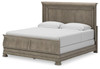 Lexorne Gray California King Sleigh Bed