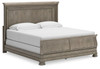 Lexorne Gray King Sleigh Bed